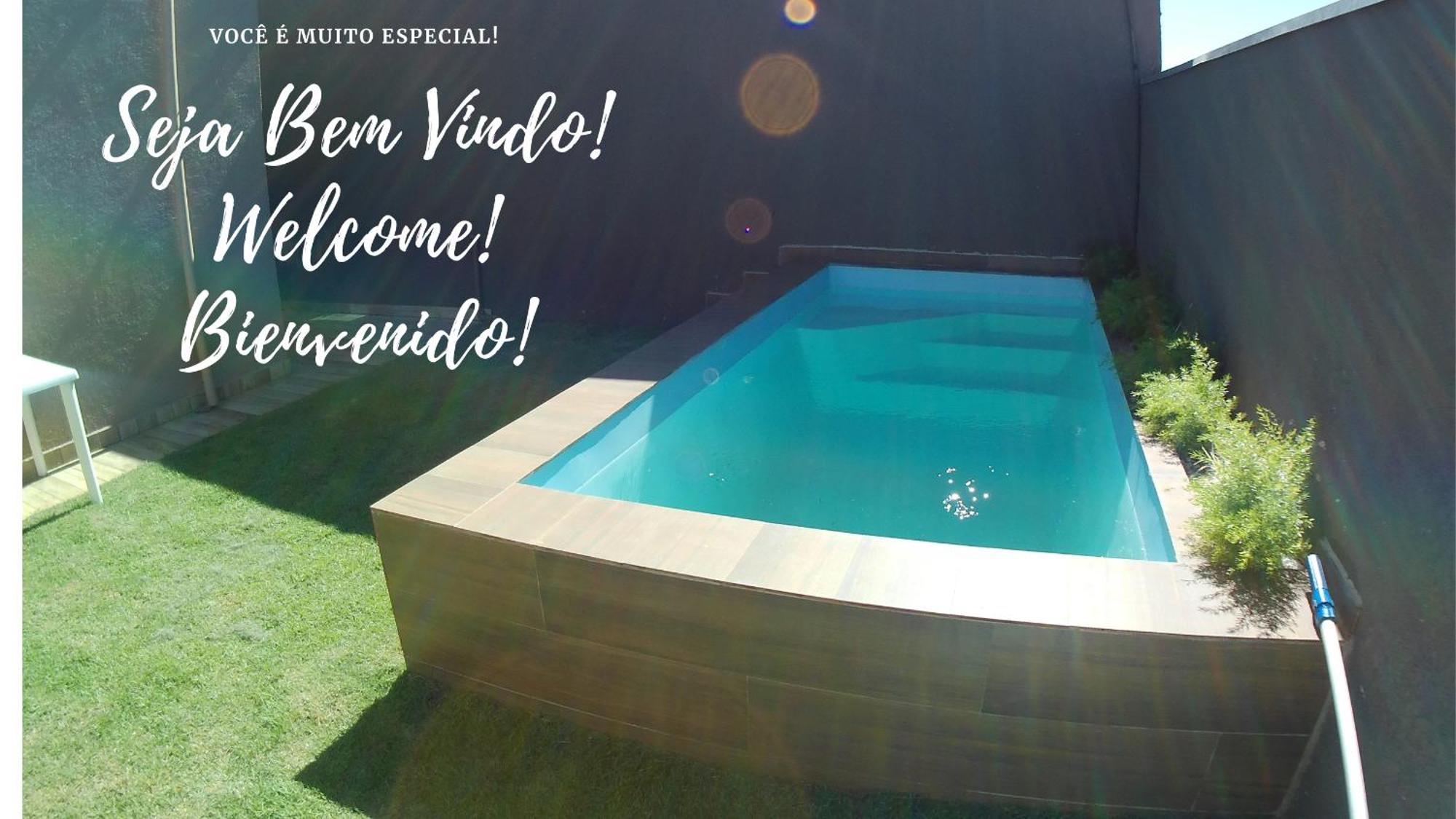 Casa Aconchegante Com Piscina E Bem Localizada Сasa de vacaciones *